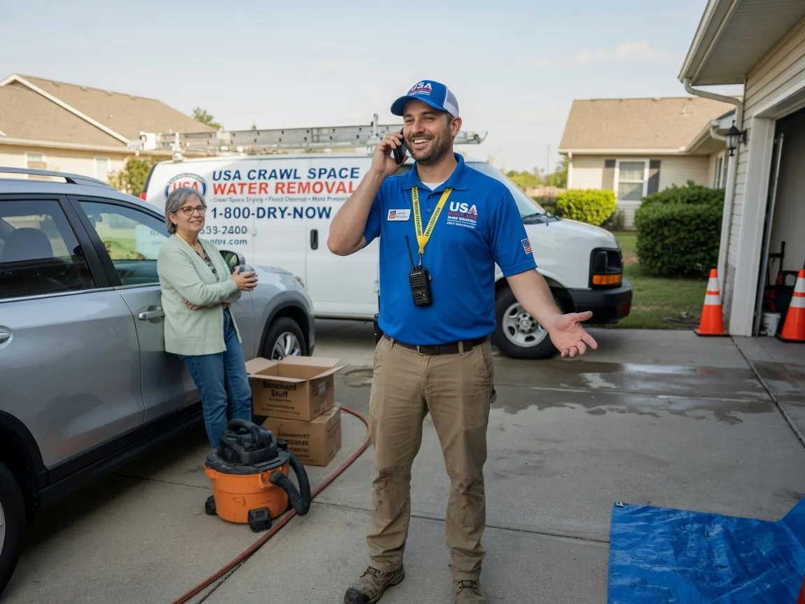 Crawl Space Water Removal Goehner, NE FAQs